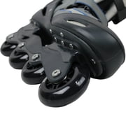 LED Inline Wheels 76mm 82a Skate Rollerblade Light Up 4-Pack w/ Abec 9 Bearings