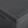thumbnail image 5 of vidaXL Garden Storage Box 270L Black PP Rattan, 5 of 5