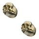 thumbnail image 3 of Qarigey Anillo de calavera único para regalo de diseño especial, anillo punk que agrega un toque encantador al atuendo Gold 8 Oro ocho 2Conjunto, 3 of 6