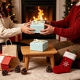 thumbnail image 6 of STPToys Small Gift Boxes With Ribbon Bows Blue Treat Box For Holiday Party Supplies Small Present Wrapping Favor Decor, 6 of 6