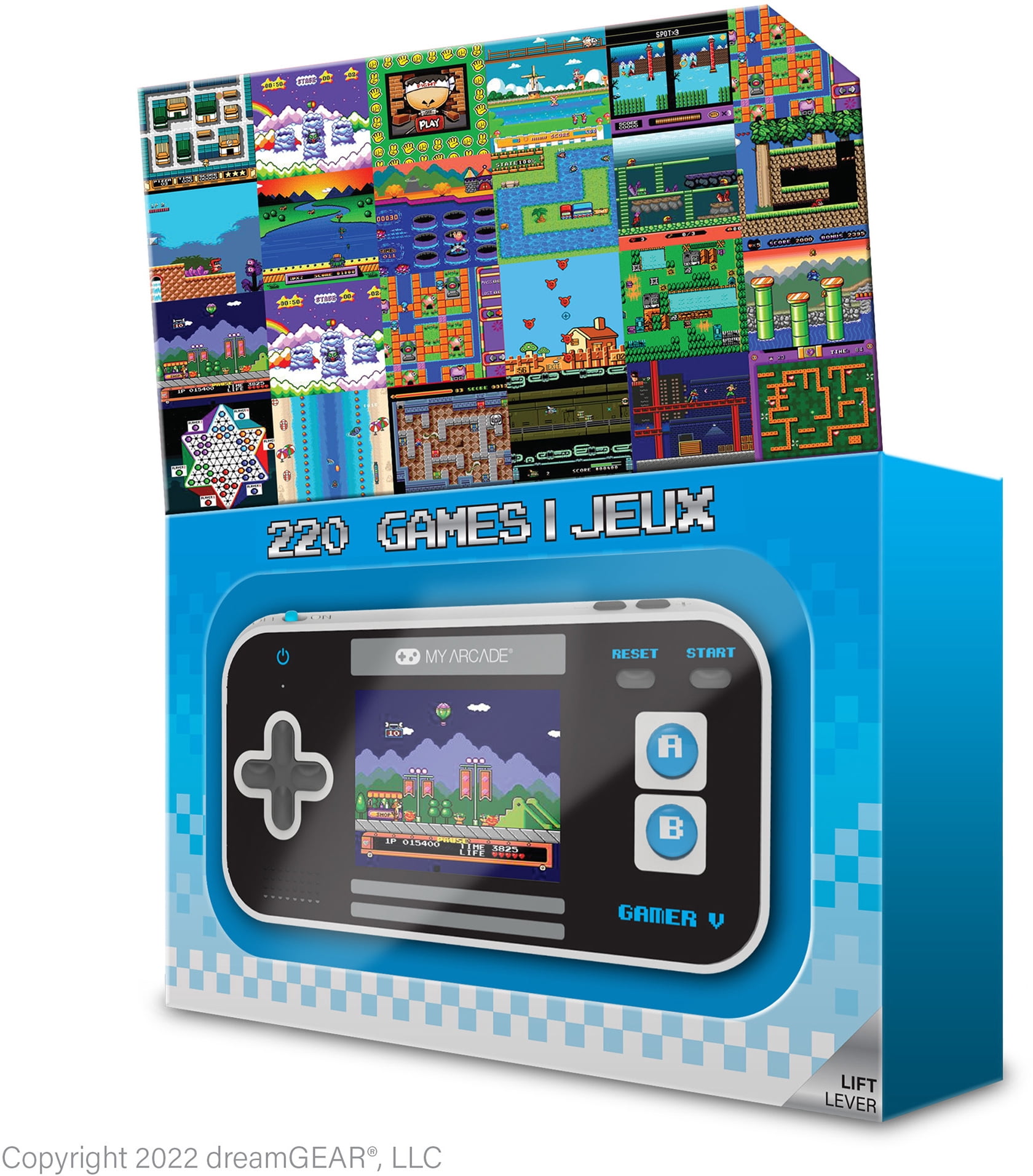 My Arcade Gamer V 220-in-1 Handheld Game System with 2.5" Screen