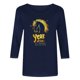 thumbnail image 5 of TaTaai Womens 2026 New Year Celebration Print Three Quarter Sleeve Top Round Neck Casual Blouse Holiday Festival Party Wear Gift, 5 of 5