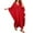 Red, variant on Ladies Chest Woven Loose Large Size Beach Smock Robe Holiday Sunblock Smock Sun Protection Clothing Women Spf Shirts for Women Long Sleeve