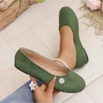 thumbnail image 5 of CHICVOMEY Flats for Women Comfortable Dressy Round Toe with Anti-Slip Sole Convenient Slip on Shoes for Casual Formal Workplace, 5 of 8