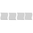 thumbnail image 1 of Pegatinas de pared con ondas estéreo acrílicas plateadas M para decoración de dormitorios y habitaciones de bebés, 1 of 2