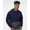 Navy/ Charcoal, variant on Mixed Media Hooded Sweatshirt
