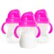 thumbnail image 1 of Paquete de 3 Piezas de Vasitos Entrenadores para Bebé con Tapa Antiderrames Baby Gaon Color Rosa, 1 of 8