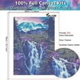 thumbnail image 2 of YALKIN Mountian Waterfall 5D Diamond Painting Kits for Adults Kids Beginners DIY Full Round Drill Embroidery Pictures Paint by Diamonds Kits for Home Wall Decor, 2 of 6