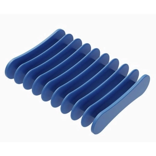 Jabonera de silicona a prueba de drenaje de 6 piezas for baño - No requiere perforación