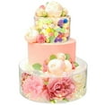 thumbnail image 2 of Wedding Cake Stand - Clear Acrylic Fillable Cake Stand Cake Riser Cake Tier Cake Display Cake Stand Wedding Cake Stand Cylinder Stand for Wedding Birthday Party Display, 2 of 8