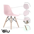thumbnail image 3 of Sillas Tipo Eames OLU Kit 4pz Estilo Minimalista Moderno Color Rosa, 3 of 6