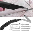 thumbnail image 3 of Caulking Tool, Black Easy To Replace 10PCS Caulking Remover Anti Slip  For Ceramic Tile, 3 of 8
