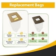 thumbnail image 6 of Replacement Part For Oreck Allergy vacuum cleaner bag Canister 36 bags fit Buster B PKBB12DW BB-280D, 6 of 6