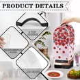thumbnail image 2 of HELLHERO Durable Food Processor Cover with Hand Strap Stylish 15.94"H x 9.45"L x 7.28"W, Red Roses and Blue Butterflies, 2 of 4