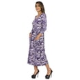 thumbnail image 3 of Phagun Women Summer Midi Dress Casual Loose Pockets Dress Scoop Neck Dresses, 3 of 7