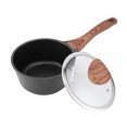 thumbnail image 4 of Cacerola de leche para el hogar, cacerola antiadherente para cocinar, sopa, fideos, olla con tapa para comida infantil para bebés, 4 of 5
