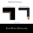 thumbnail image 4 of Framerly - Lock Haven Tassel Diploma Frame with Black and Maroon Mat, 4 of 10
