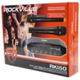 Rockville RKI50 Dual UHF Wireless Microphone w/ Karaoke Interface+Mic