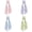 4Pc, variant on VKLU Purple Gingham Wreath Sash, Scalloped Edge Fabric Ribbon Streamer for Front Door, Versatile Wreath Tie for Lavender Theme Decor & Parties