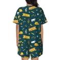 thumbnail image 6 of Fotbe Camping Print Pajama Set for Women 2 Piece Loungewear Short Sleeve Tops and Shorts Set Soft Sleepwear-X-Large, 6 of 7