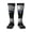 2 Black-1, variant on Women's Knee High Socks Thin Blue Line Flag Outdoor Casual Tube Socks