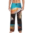 thumbnail image 1 of Fotbe Realistic Turtle Pantalones de Pijama para Hombre, Pantalones de Dormir, Pantalones de Casa con Cintura Ajustable y Bolsillos-X-Large, 1 of 6