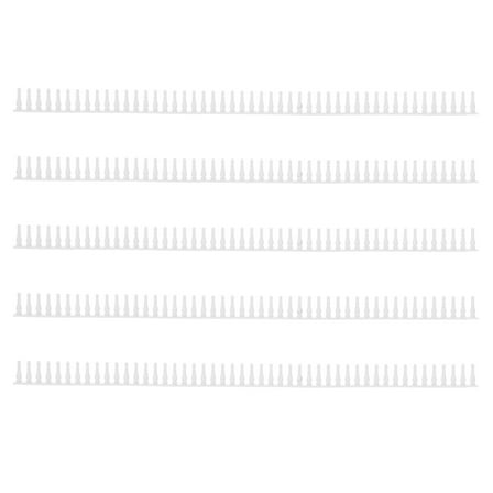 TABLZONE Miniature Model Fences Dollhouse Rectangular White 5Pcs