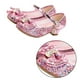 thumbnail image 2 of Zapatos de baile para niñas con tacón bajo y lentejuelas, con lazo (rosa, talla 30), 2 of 8