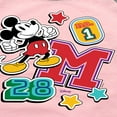 thumbnail image 3 of Disney - Mickey Mouse - Stitched Patches - Toddler & Youth Girls Raglan Graphic T-Shirt, 3 of 4
