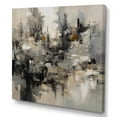 thumbnail image 2 of DESIGN ART Designart "Grey Black Inner Worlds Of Marble I" Modern Geometric Wall Decor 30 in. wide x 30 in. high, 2 of 5