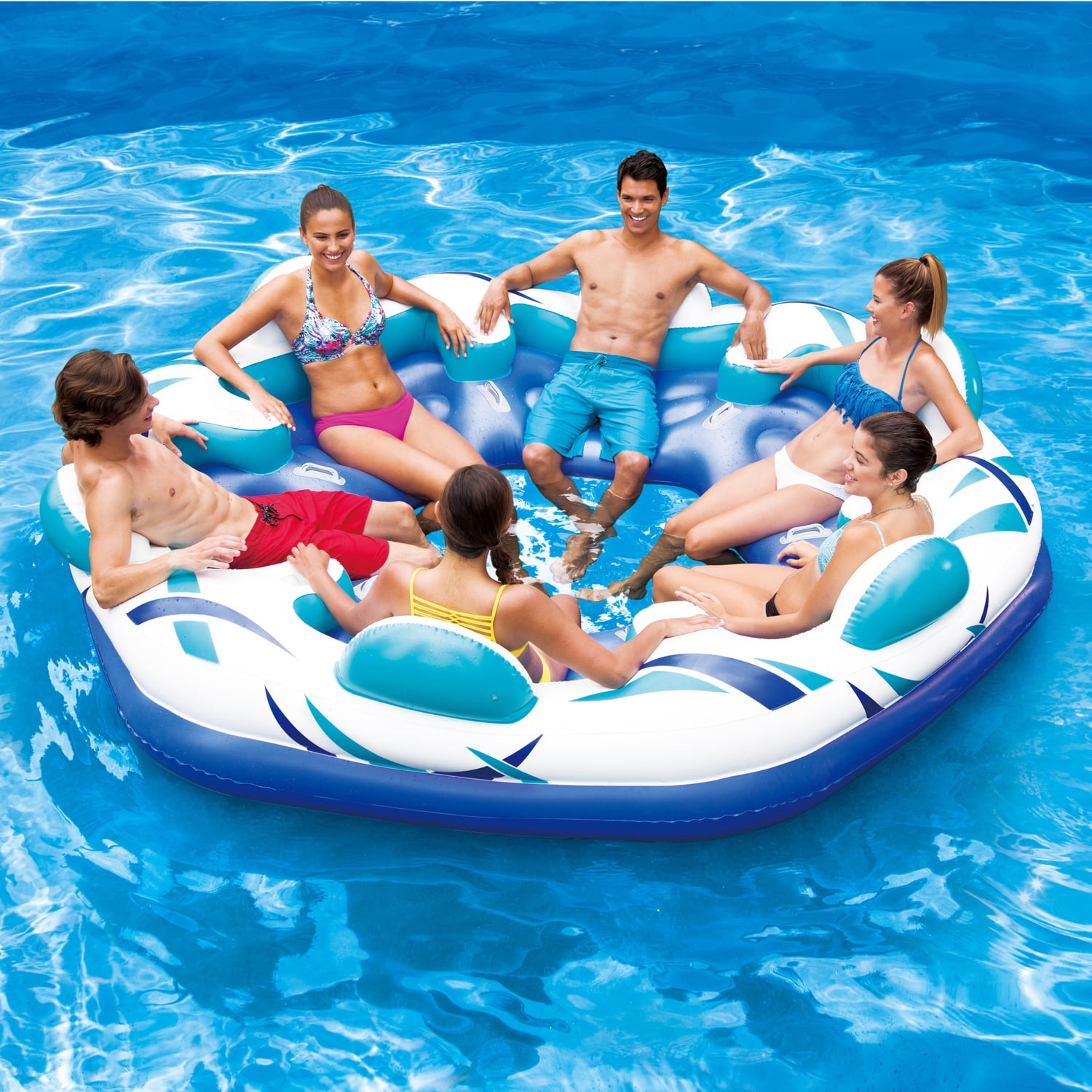 Tropical Tahiti giant 6 person Inflatable