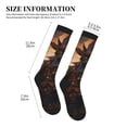 thumbnail image 2 of Lsque Steampunk Cowboy Cat Pattern Sport Compression Socks for Men & Women 15-20 mmHg Knee High Nurse Pregnant Running Medical and Travel Athletic, 2 of 6