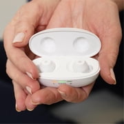 Ceretone Fusion Hearing Aids Rechargeable (OTC), Adults Hearing Amplifiers for Hearing Loss, Hearing Amplifiers with Magnetic Charging Case, Universal Fit, White