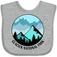 thumbnail image 3 of Inktastic Glacier National Park Montana Mountains Boys or Girls Baby Bib, 3 of 4