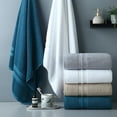thumbnail image 3 of Nvzi 3pcs Pure cotton bath towel, Home Soft Cotton Super Soft Highly Absorbent Hand Towel for Shower, Pool, Spa, Gym, Hand Towel for Daily Use 13.78x29.53inch (Peacock blue), 3 of 4