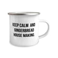 thumbnail image 2 of New Gingerbread House Making, Keep Calm and Gingerbread House Making, Holiday 12oz Camper Mug For Gingerbread House Making, 2 of 2