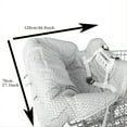 thumbnail image 4 of The Ultimate Baby Shopper Seat Cover Set - 2-in-1 Portable High Heeled Chair Pusher,, 4 of 4