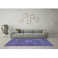 thumbnail image 3 of Ahgly Company Indoor Rectangle Abstract Blue Modern Area Rugs, 2' x 3', 3 of 4
