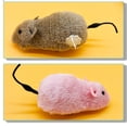 thumbnail image 3 of Cadena de peluche que simula un ratón que se burla de los gatos y los perros, los juguetes para mascotas pueden correr, pueden mover la cola, juguetes de truco, 3 of 5