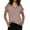 Khaki, variant on TYGHBN V Neck Cap Sleeve Ribbed Summer Tops for Women 2024 Trendy Casual Tshirt Casual Short Sleeve Tops for Women Womens Casual Thin Shirt Long Sleeved Tee Space T Shirt Tech Stretch Lightweight for