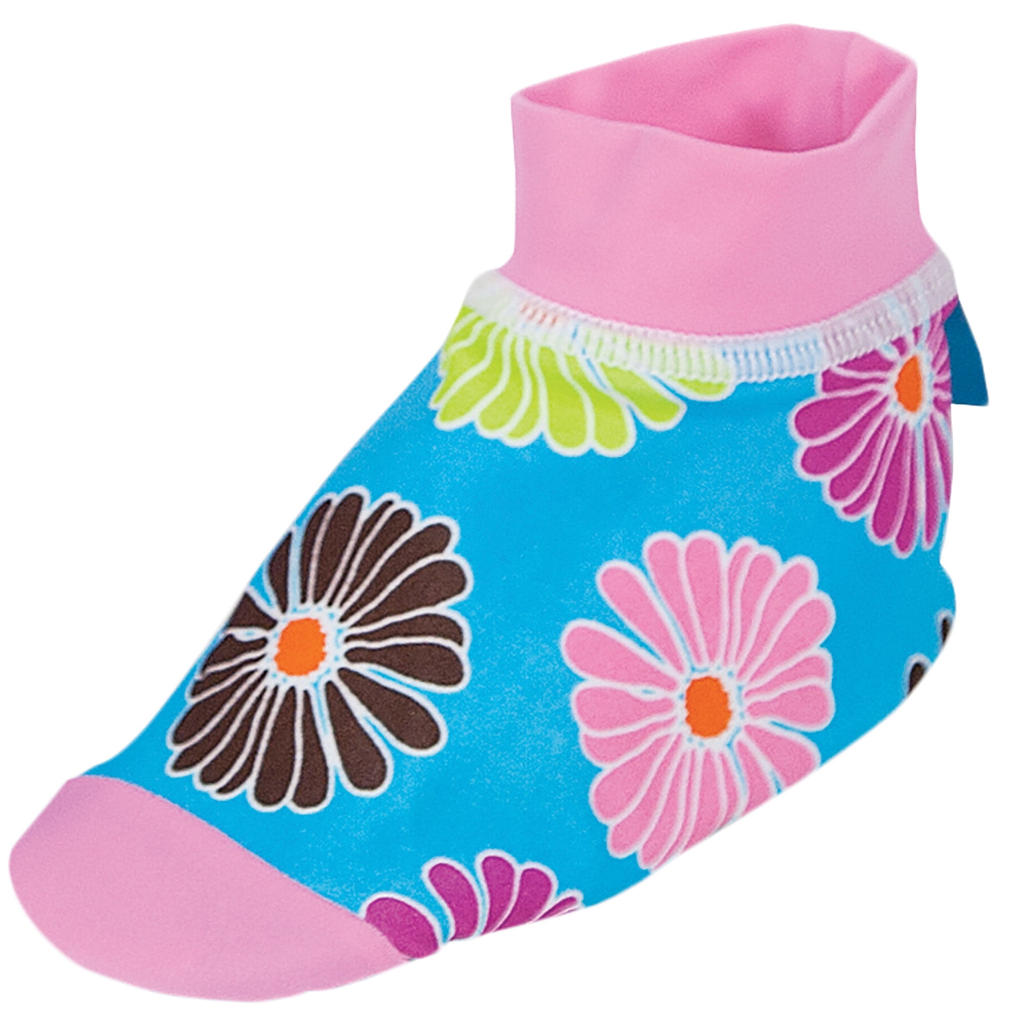 Sun Smarties Sand and Water Socks - Floral Design - Baby and Toddler Girls Aqua Socks