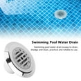 thumbnail image 4 of Pool Drain, Stainless Steel Swimming Pool Drain Durable Multifunctional Easy To Drain Adjustable Water   For Outlet Draining, 4 of 8