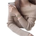 thumbnail image 2 of Resicozy Women's Vintage Watch Dainty Quartz Watches Soft Adjustable Leather Strap Watch Resistance and Lightweight for Daily Wear White, 2 of 2