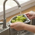 thumbnail image 4 of Kitchen Sink Drain Basket Swan Drain Rack Swan Shape Sink Basket Kitchen Triangular Sink Drain Filter Basket Shelf Storage Rack Sponge Holder, 4 of 7