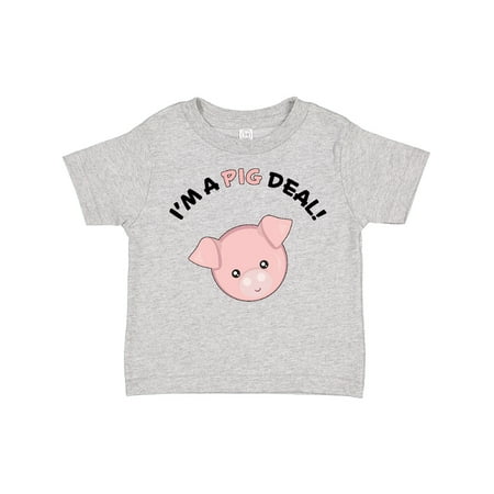 

Inktastic I m a Pig Deal Cute Pig Pun Gift Toddler Boy or Toddler Girl T-Shirt