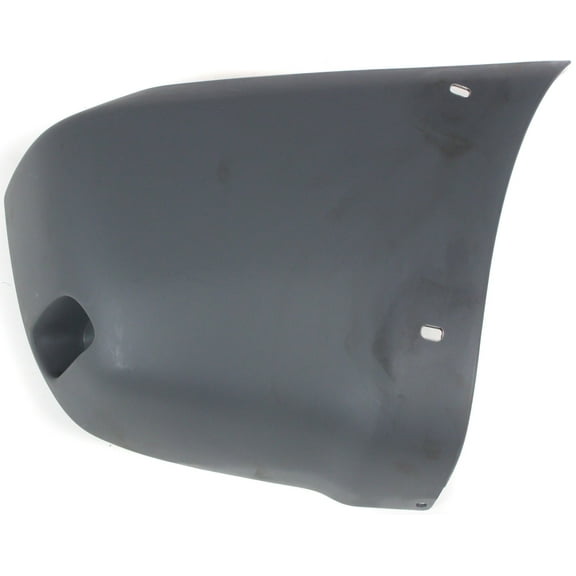 Bumper End Compatible with Toyota RAV4 2001-2005 RH Textured Gray with Wheel Opening Flare Hole