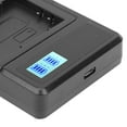 thumbnail image 4 of Portable Black Plastic Battery Charger, Charger, For Travel Camera Battery, 4 of 8