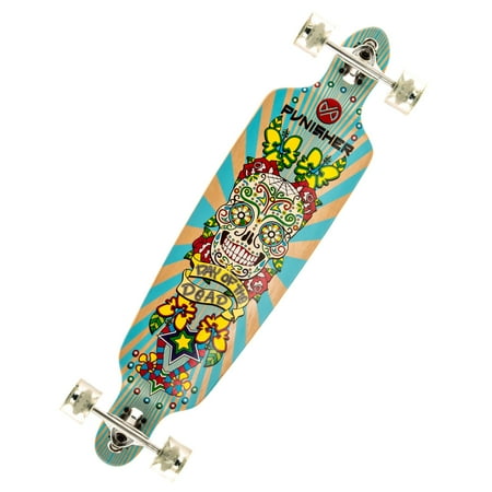 Longboard Double Pedal Punisher Skateboards Day of the Dead 40