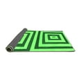 thumbnail image 2 of Ahgly Company Indoor Round Oriental Green Modern Area Rugs, 7' Round, 2 of 4