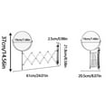 thumbnail image 2 of Wall Mounted Foldable Double Extendable Vanity for Bathroom Hotel and Dressing Use Metal Frame with Stretch Design, 2 of 3